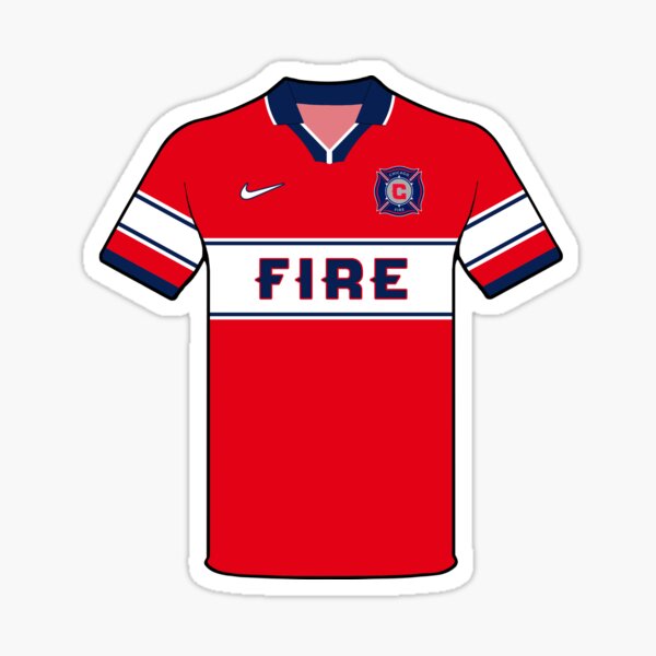 Chicago Fire 1998 Home Kit Sticker for Sale by Buda645