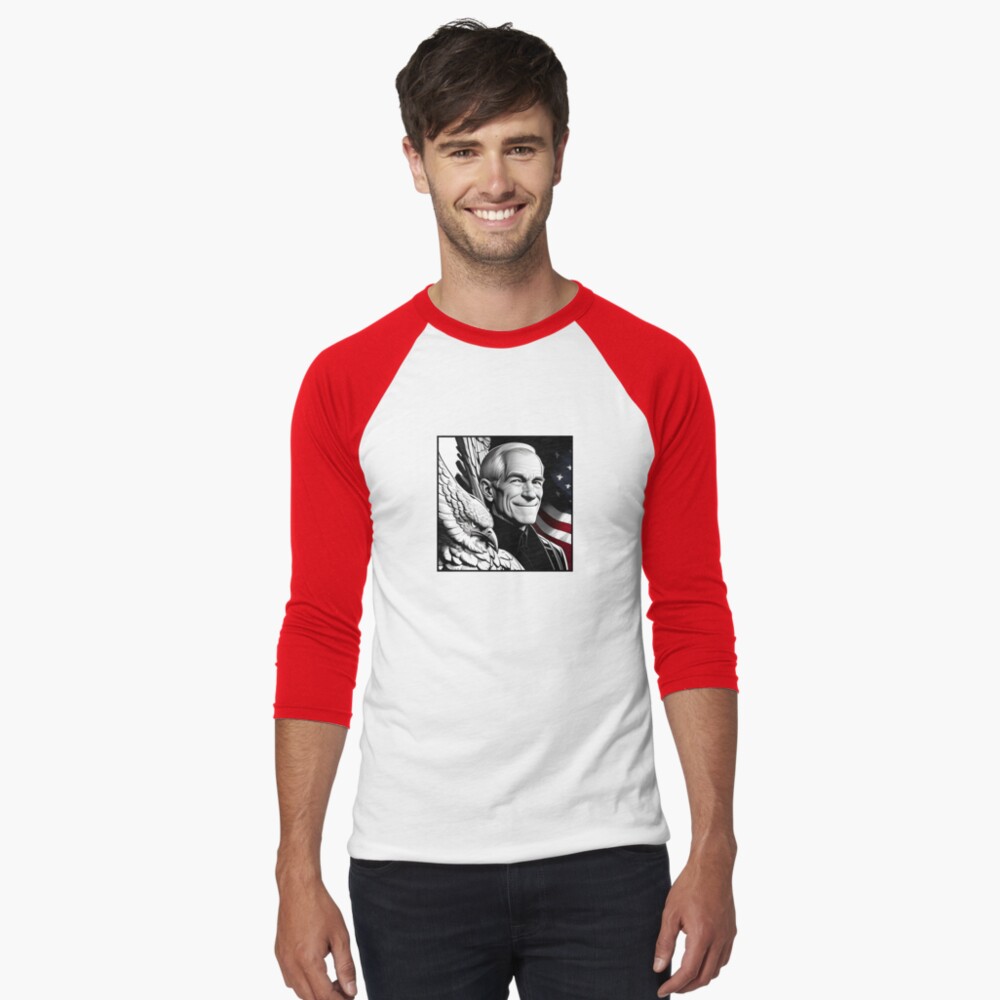 Item preview, Baseball ¾ Sleeve T-Shirt designed and sold by lisagansky.