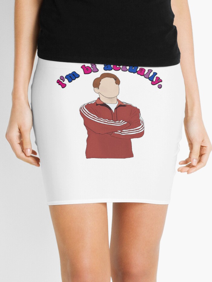 Thumbnail 1 of 4, Mini Skirt, Nick Nelson - i’m bi actually. designed and sold by Siobhan Grady.