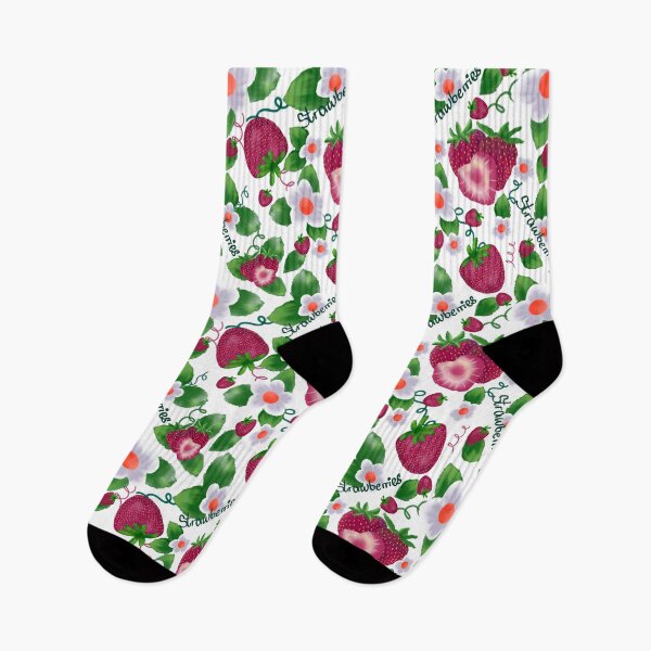 Item preview, Fuchsia strawberry pattern  designed and sold by MarieCormier.