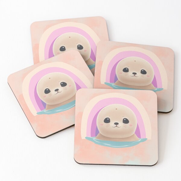 Item preview, Seal Rainbow cute designed and sold by SealsHaven.