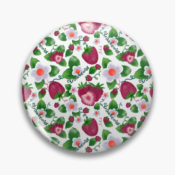 Item preview, Fuchsia strawberry pattern  designed and sold by MarieCormier.