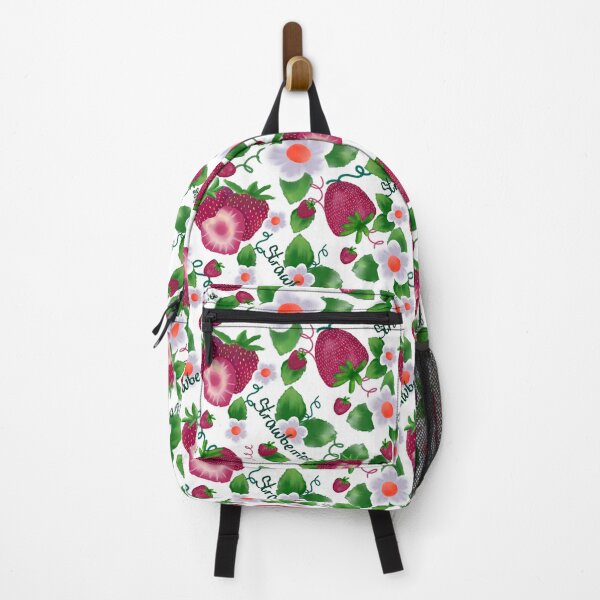 Item preview, Fuchsia strawberry pattern designed and sold by MarieCormier.