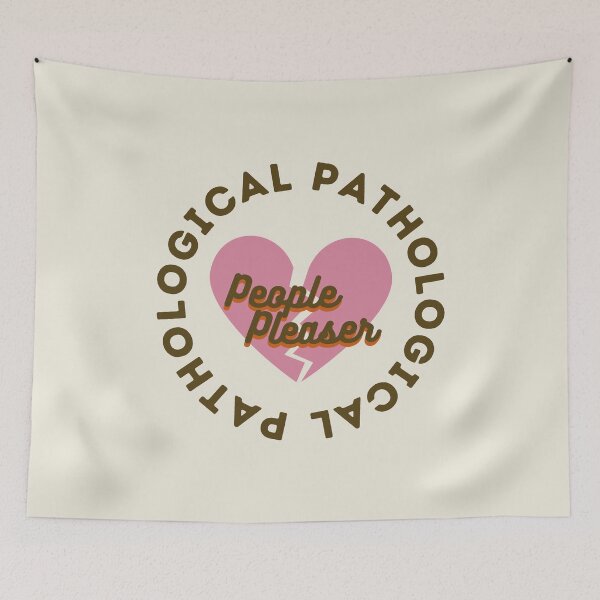 Item preview, Pathological People Pleaser | Taylor Lyrics | Home Decor Merch Fandom Small Support | HECKINFAROUT  designed and sold by Two Otters Co.