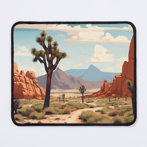 Item preview, Joshua tree national park mid century modern art designed and sold by ArtFusion-Shop.