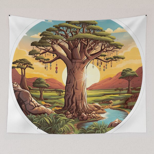 Item preview, Huge tree in safari designed and sold by abmkf.