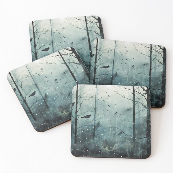 Item preview, Dark Birds in Forest designed and sold by SydneyFreyas.