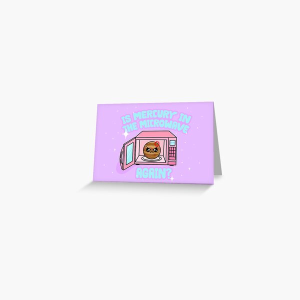 Cute Smile Microwave  Greeting Card for Sale by Wachi-A