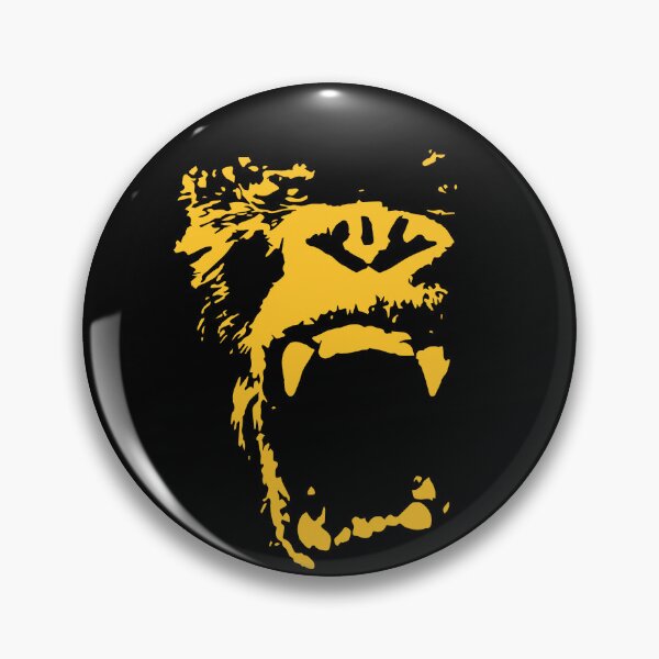 Item preview, Alpha Black and Gold Phi 06 Designs Gorilla designed and sold by 7-Hills.
