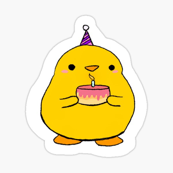 Item preview, Birthday duck designed and sold by artspacey.