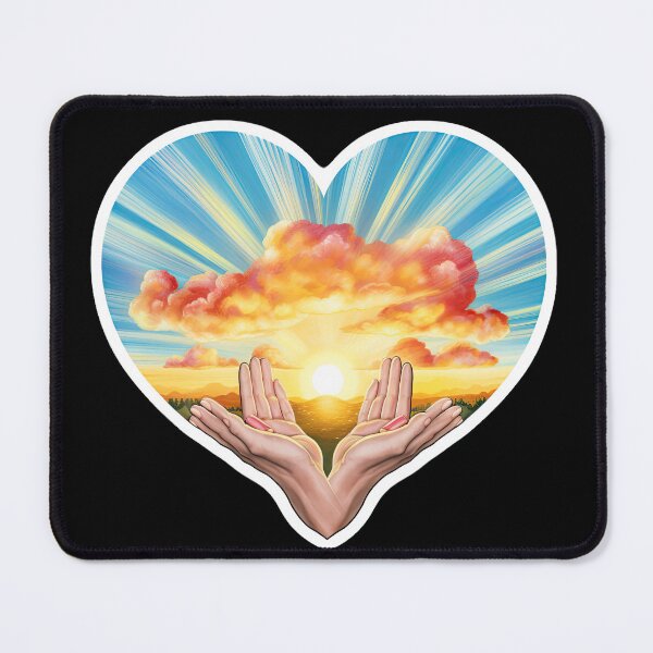 Item preview, The hands of a man and a woman hold the rays of the sun designed and sold by abmkf.