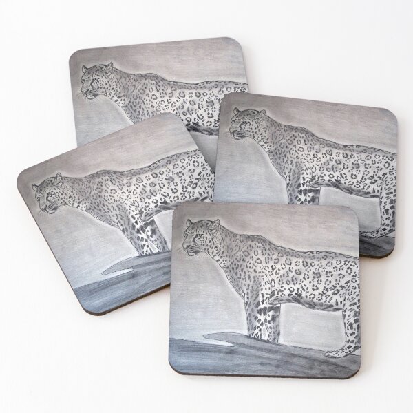 Item preview, Leopard Pencil drawing designed and sold by MubaraksArt.