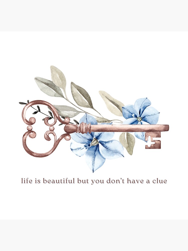 life is beautiful but you don't have a clue (Lana Del Rey - Black Beauty)  Art Board Print for Sale by EvshinyDesign