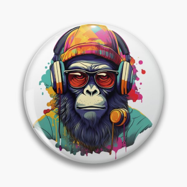 Item preview, Funny DJ Monkey Banana Beatmaster designed and sold by Dreamtodream.