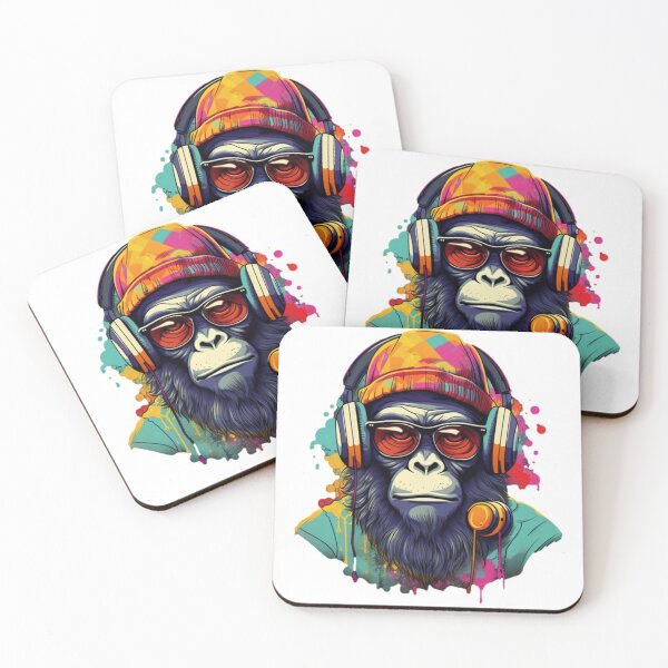 Item preview, Funny DJ Monkey Banana Beatmaster designed and sold by Dreamtodream.