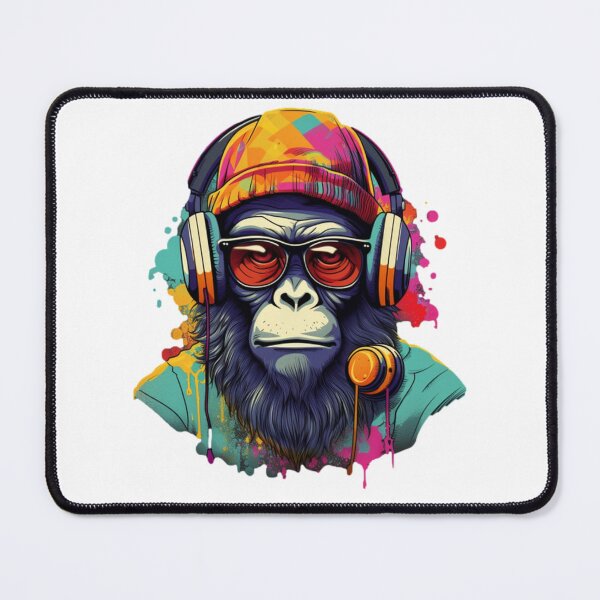 Item preview, Funny DJ Monkey Banana Beatmaster designed and sold by Dreamtodream.