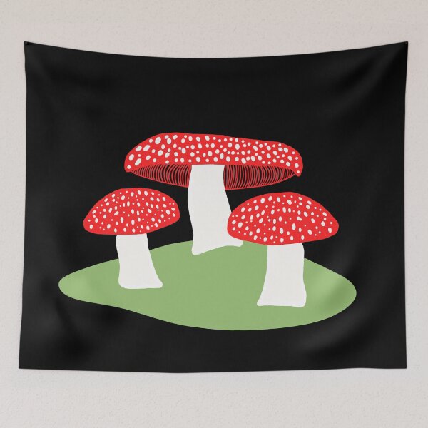 Item preview, Colorful Abstract Mushrooms designed and sold by Mod Bloom.