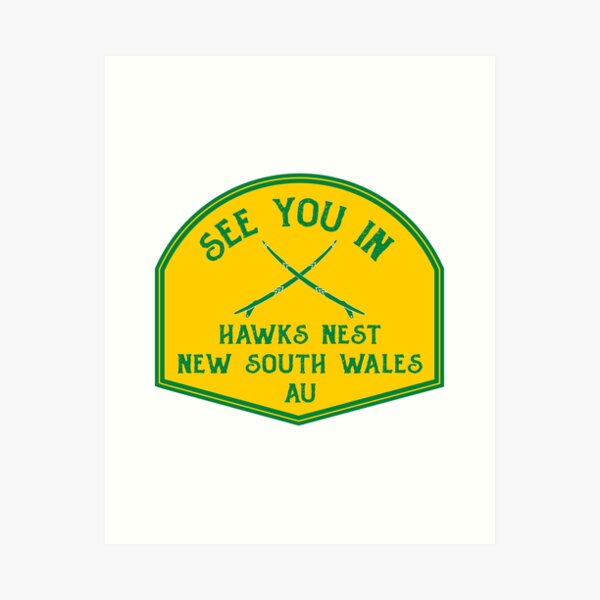 Item preview, Hawks Nest-New South Wales-Australia-Green and Gold-See You In Hawks Nest designed and sold by defimo.
