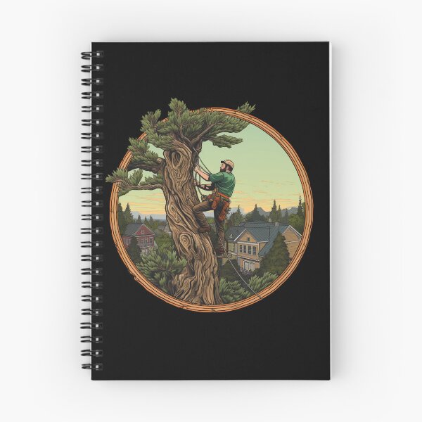 Item preview, Arborist Working On A Tree designed and sold by PiggyBoxer.