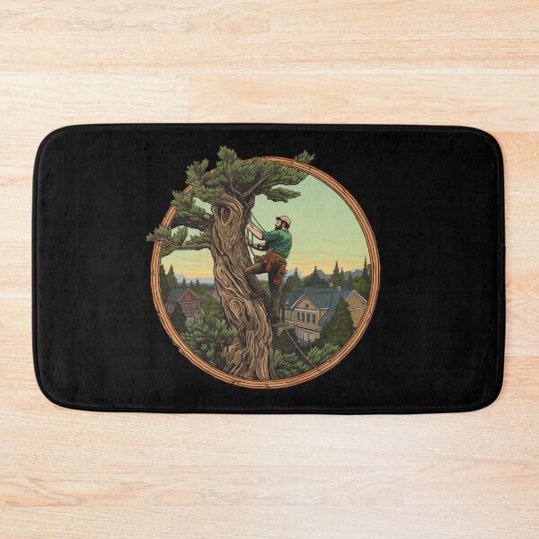 Item preview, Arborist Working On A Tree designed and sold by PiggyBoxer.