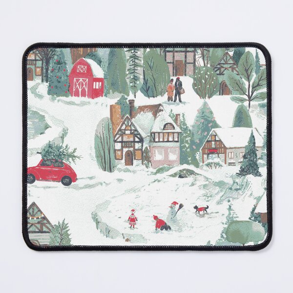 Artikelvorschau, Verschneites Weihnachts-Winterwunderlanddorf von Katarina Roccella entworfen und verkauft von Katarina Roccella.