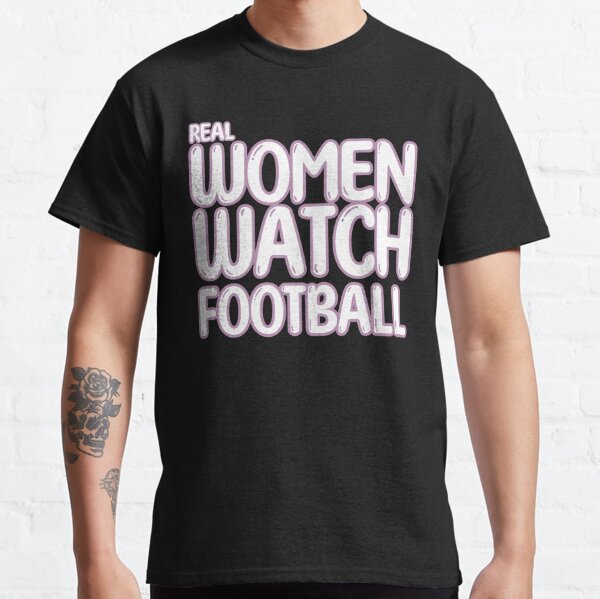 Real Women Watch Football - Classic Men's Grey T-Shirt 