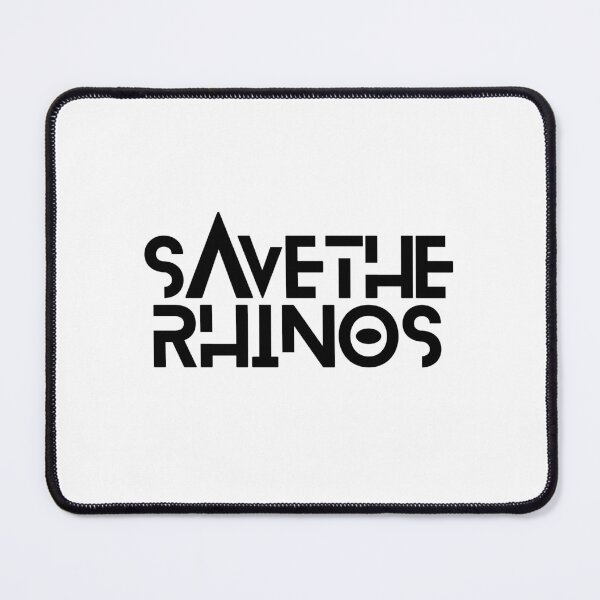 Item preview, Save the rhinos | Rhino conservation | Protect wildlife | save animals | White A designed and sold by WERICO-T.