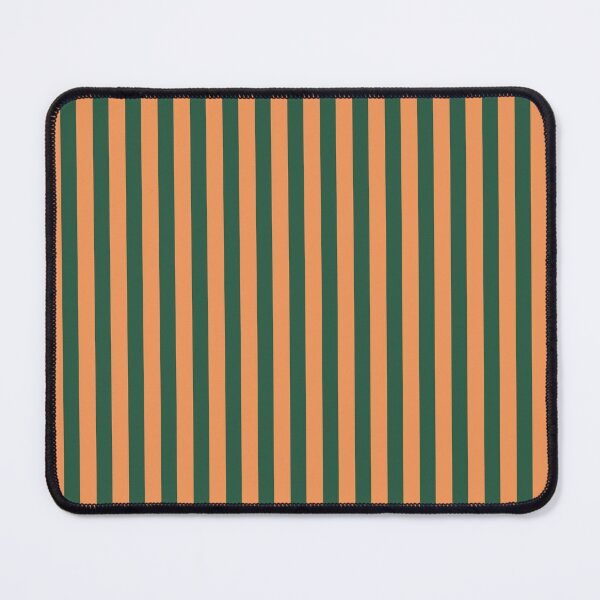 Item preview, Dark Green And Orange Colors Stripes designed and sold by Designfs.