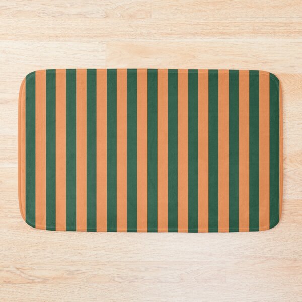 Item preview, Dark Green And Orange Colors Stripes designed and sold by Designfs.