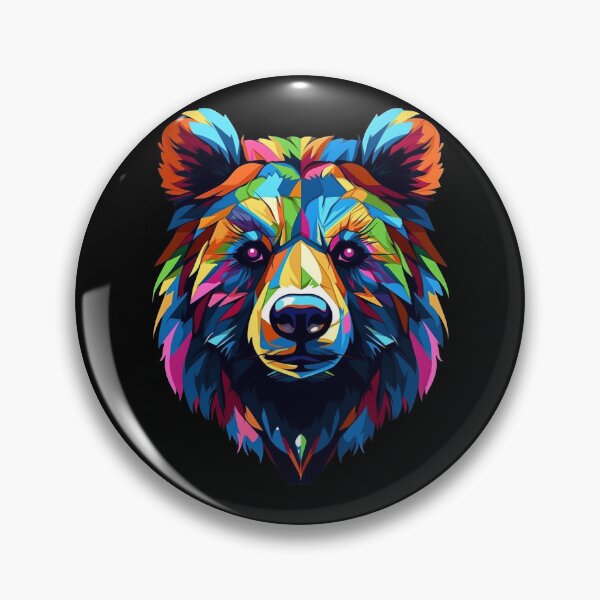 Just A Bear You Use To Know Rainbow Bear Shirt Pin