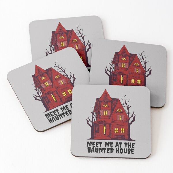 Artikelvorschau, Treffen Sie mich im Haunted House Red Halloween entworfen und verkauft von Sunshine-Dreams.