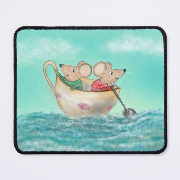 Item preview, Mice in a tea cup designed and sold by carahodgsonart.