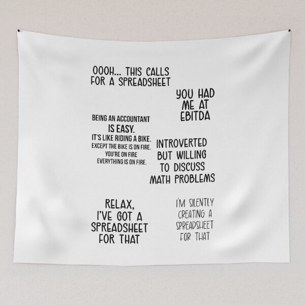 Item preview, Funny Accounting puns sticker bundle, Accountant gift designed and sold by Eddyed.
