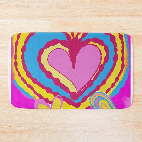 Item preview, Abundant Love! Pink, Red, and Yellow, Hand Drawn Hearts designed and sold by Victoria Rose.