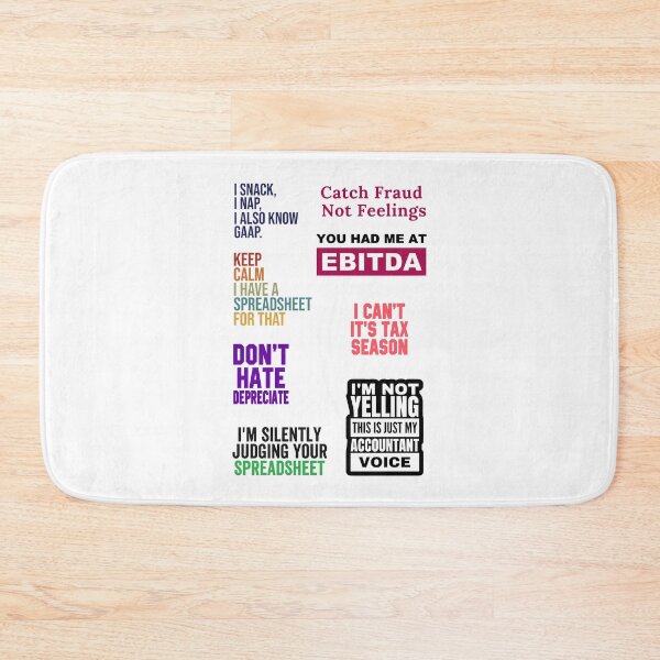 Item preview, Funny Colorful Accounting puns sticker bundle, Sticker pack designed and sold by Eddyed.
