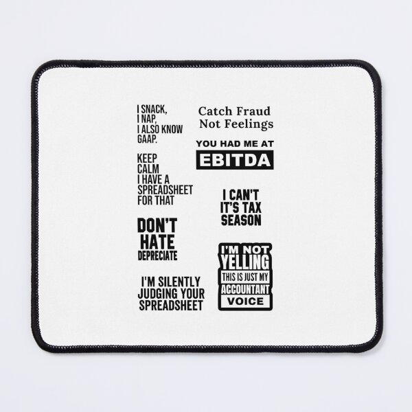 Item preview, Funny Accounting puns sticker bundle, Accountant Gift designed and sold by Eddyed.