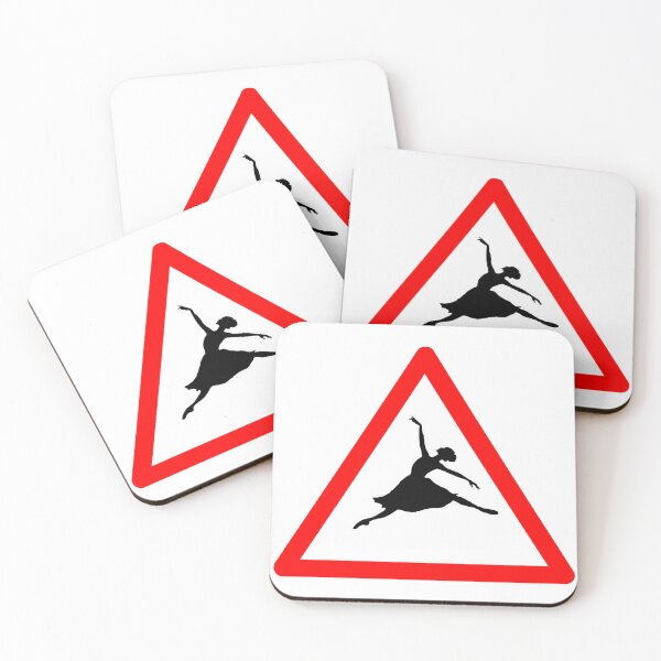 Item preview, Ballerina Crossing Sign designed and sold by 300Spikes.
