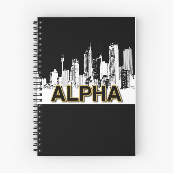 Item preview, Alpha Black and Gold 1906 Phi City designed and sold by 7-Hills.