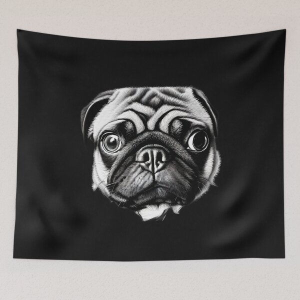 Item preview, Pug, beloved dog designed and sold by MajdoArt.