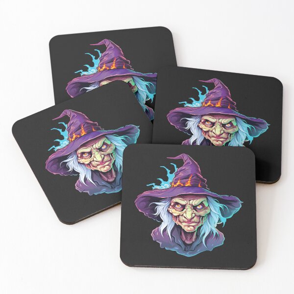 Item preview, Spooky halloween witch designed and sold by Wickystickers.