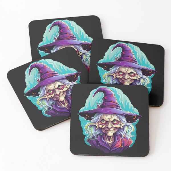 Item preview, Spooky halloween witch designed and sold by Wickystickers.