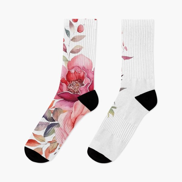 Item preview, Rose Flowers ,Watercolor  Painting isolated on white Background  designed and sold by svetlanna.
