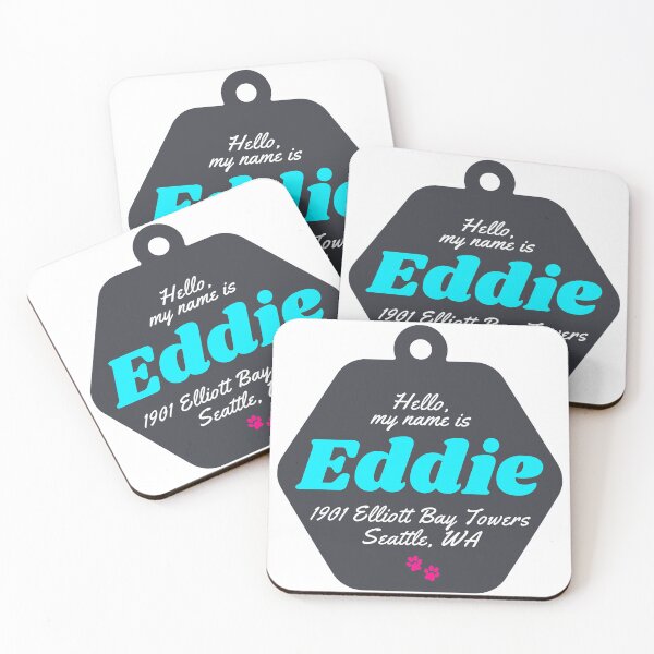Item preview, Eddie Dog Tag, Frasier Crane TV Show Pet designed and sold by GamesByPaige.