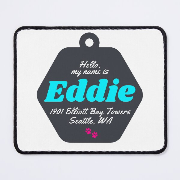 Item preview, Eddie Dog Tag, Frasier Crane TV Show Pet designed and sold by GamesByPaige.