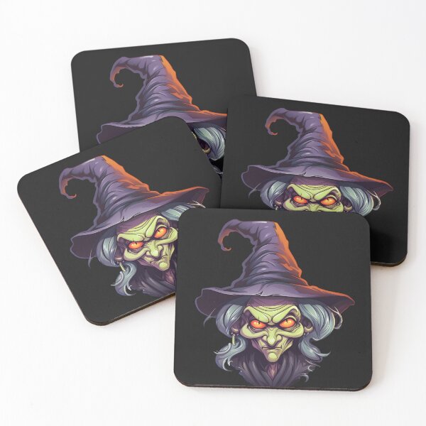 Item preview, Spooky halloween witch designed and sold by Wickystickers.