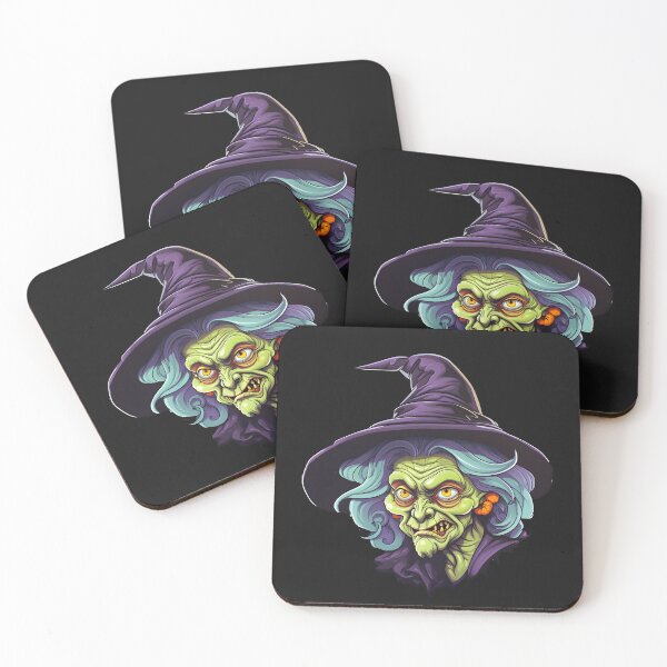 Item preview, Spooky halloween witch designed and sold by Wickystickers.