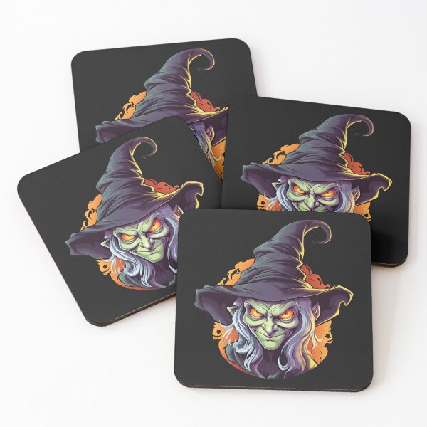 Item preview, Spooky halloween witch designed and sold by Wickystickers.