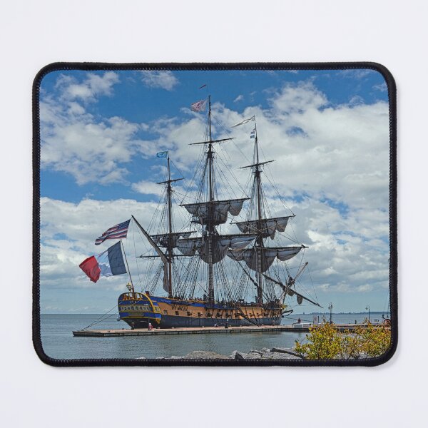 Item preview, French Tall Ship Hermione designed and sold by ShorelineImages.