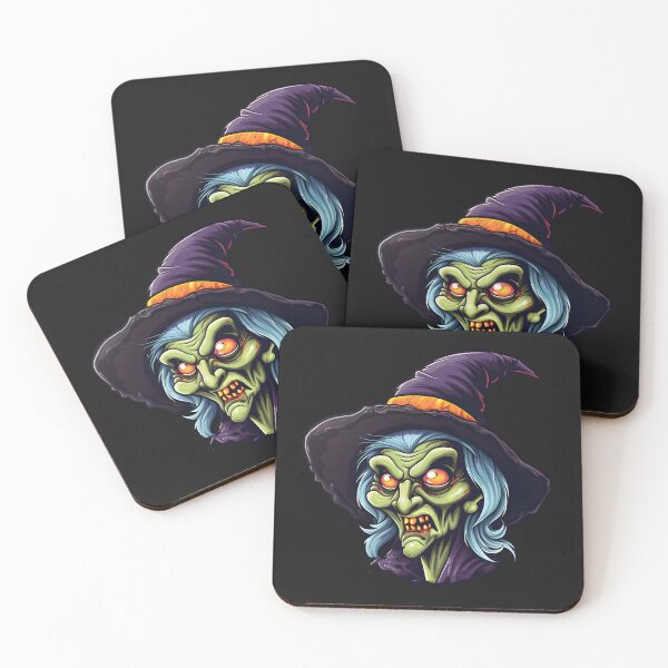 Item preview, Spooky halloween witch designed and sold by Wickystickers.