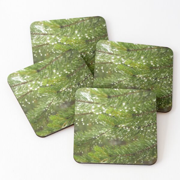 Item preview, wet pine branch after the rain designed and sold by LiubovAvdeeva.